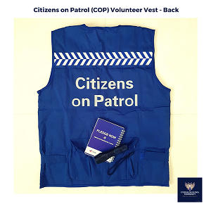 Citizens on Patrol Volunteer Vest - Front