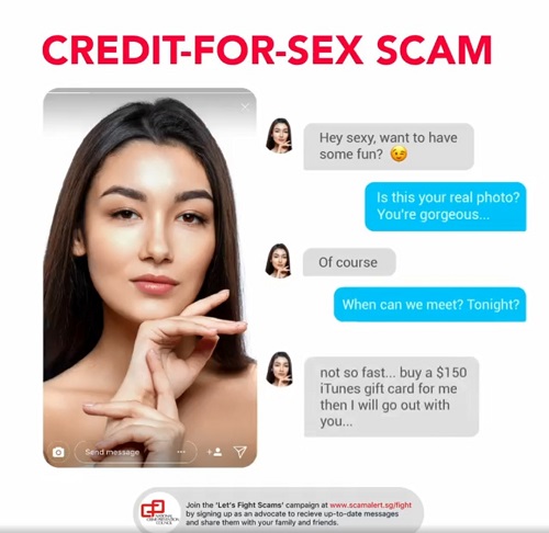 Credit For Sex Scams Prevention Tips Citizens On Patrol Community Sg